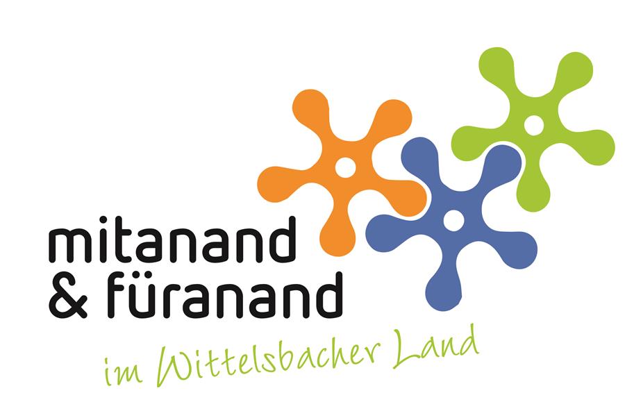 Logo der Freiwilligenagentur "mitanand & füranand" anlässlich des Vereinsforum