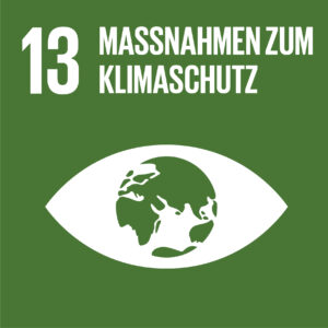 Icon Nachhaltigkeitsziel 13: Maßnahmen zum Klimaschutz