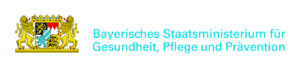 Logo des Bayerischen Staatsministeriums für Gesundheit, Pflege und Prävention