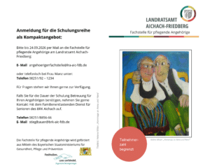 Schulungsreihe „Hilfe beim Helfen“